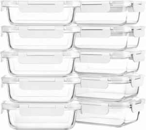 glass meal prep containers