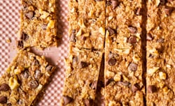 sliced energy bars